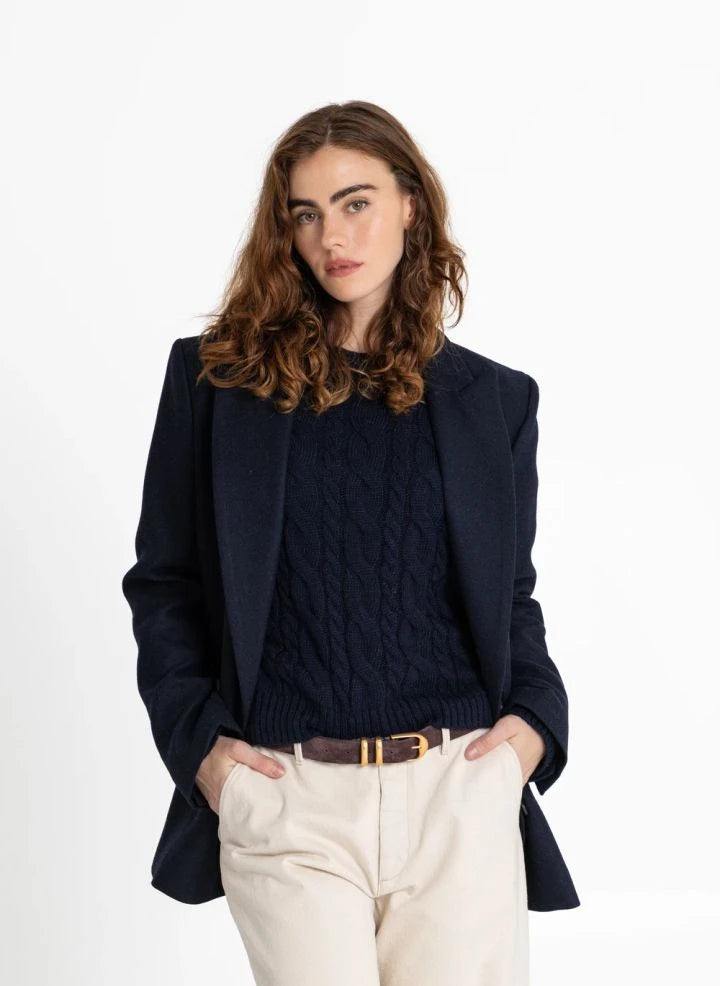 Smallable Woman - Camille Chaqueta de Lana | Azul Marino
