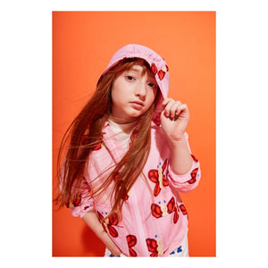 Wynken - Chaqueta impermeable con mariposas | Rosa