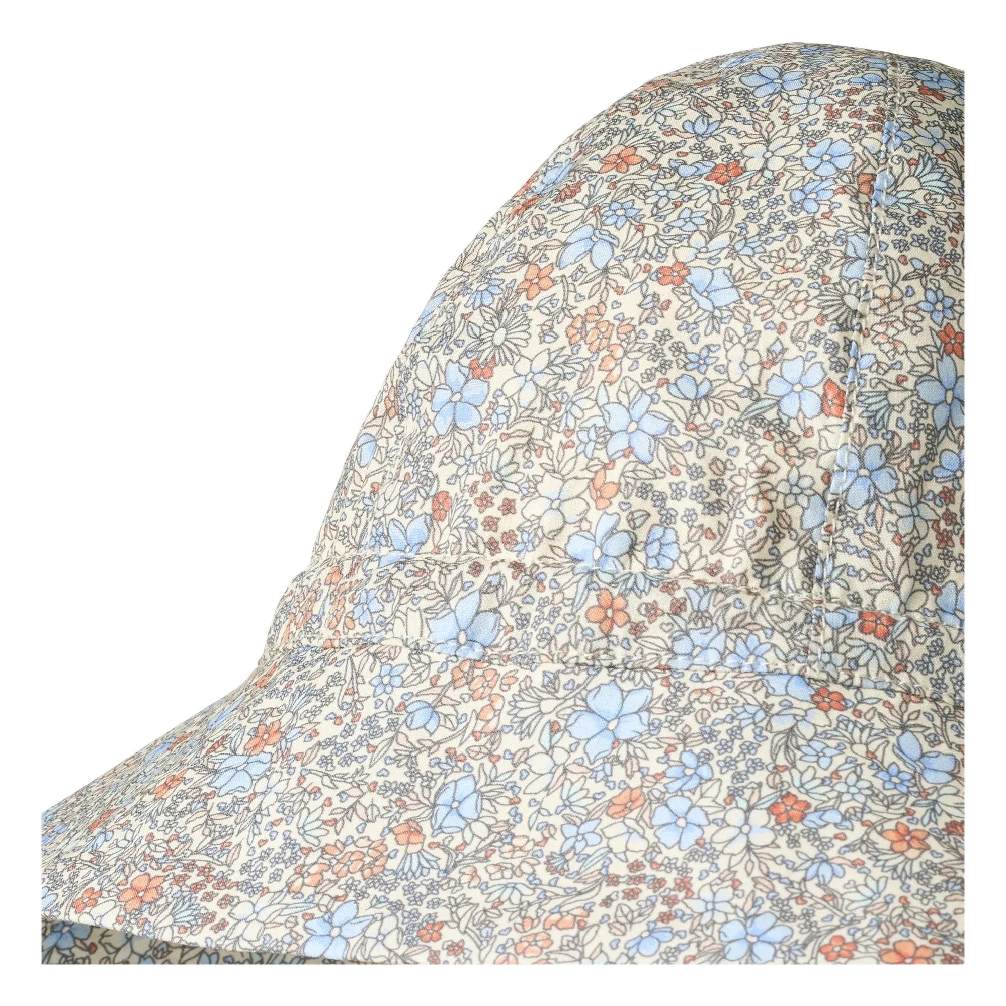 Wheat - Gorro de algodón orgánico Chloe Fleuri | Azul claro