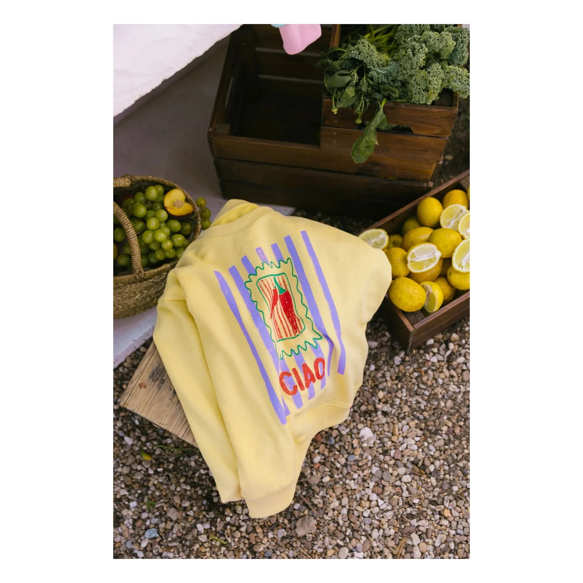 Favorite People - Sudadera Secilia Ciao | Amarillo