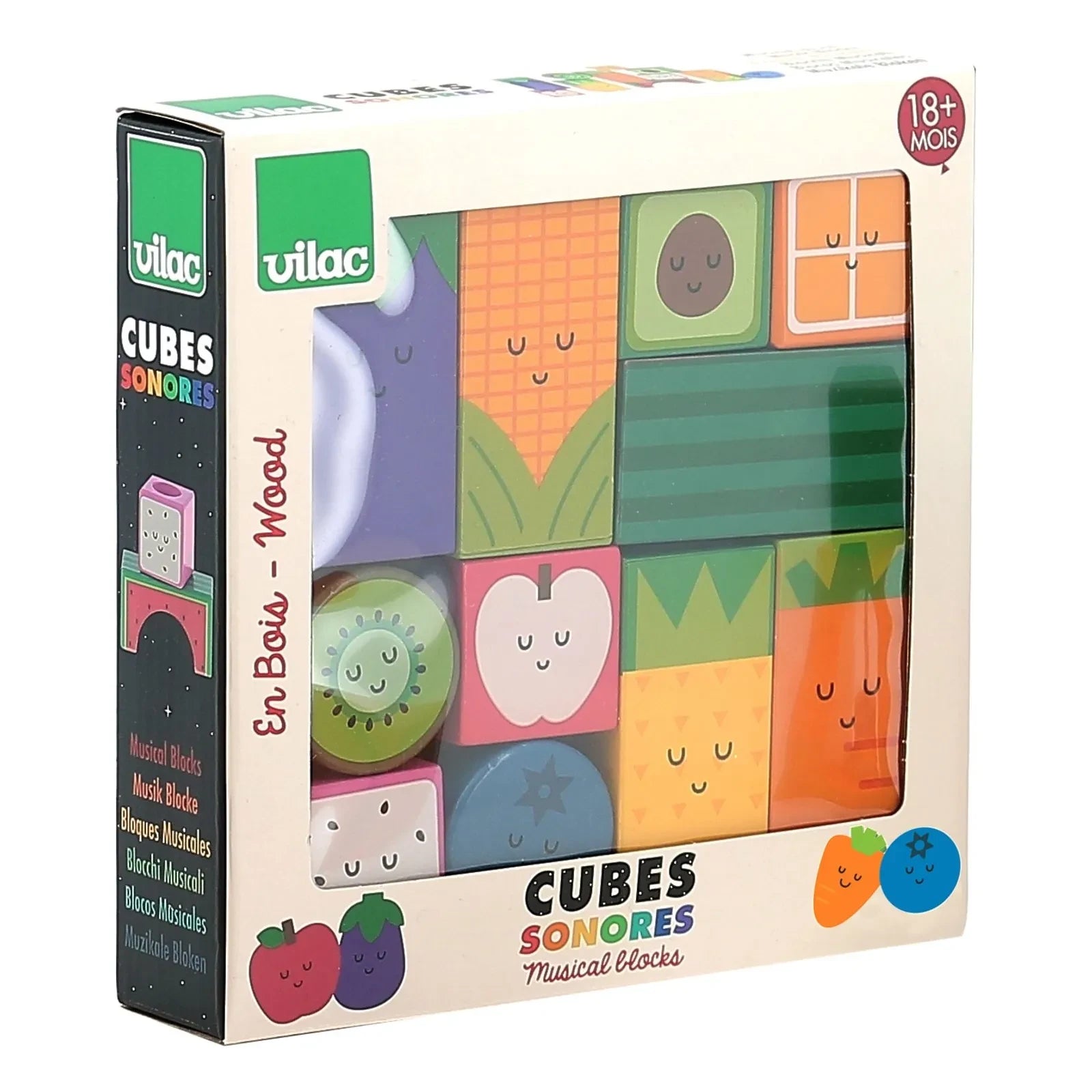 Vilac - Cubos de Sonido de Frutas - Andy Westface