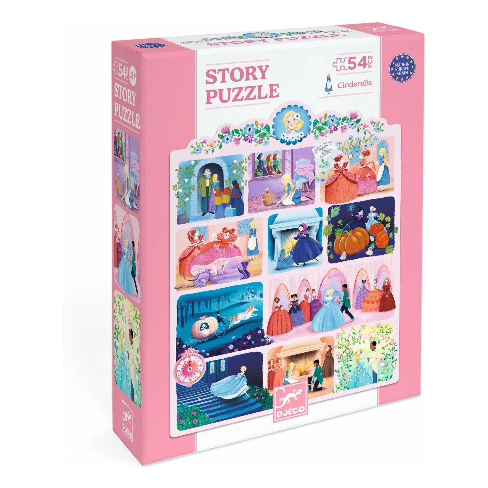 Djeco - Puzle de Cenicienta - 54 piezas