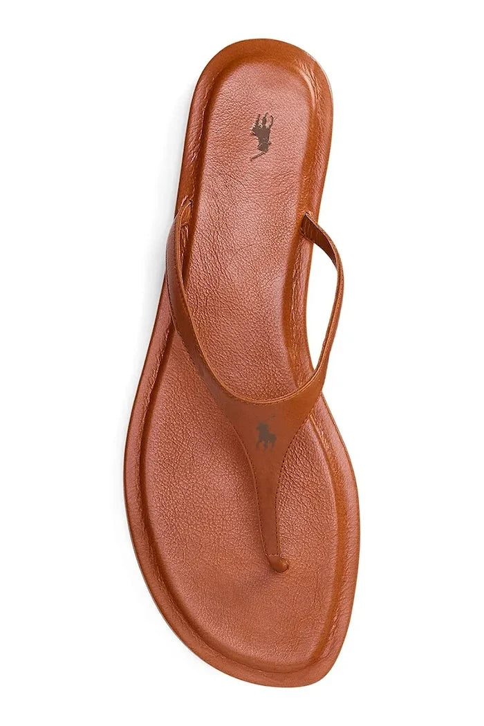 Polo Ralph Lauren Chancla de dedo de cuero Ply Thng Snd
