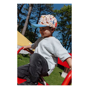 Hello Hossy - Gorra de béisbol con visera curvada de fibra reciclada | Azul