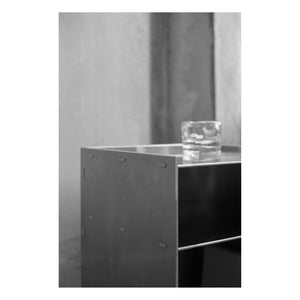 Frama - Mesa auxiliar de aluminio Rivet Box
