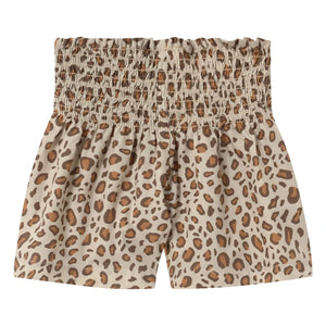 Tinycottons - Pantalones cortos leopardos | Marrón
