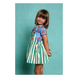 Favorite People - Vestido Peto Fragola Rayado | Verde