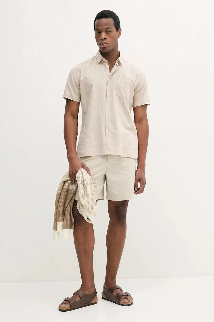 Camisa de lino para hombre Barbour Shirt Dept - Summer