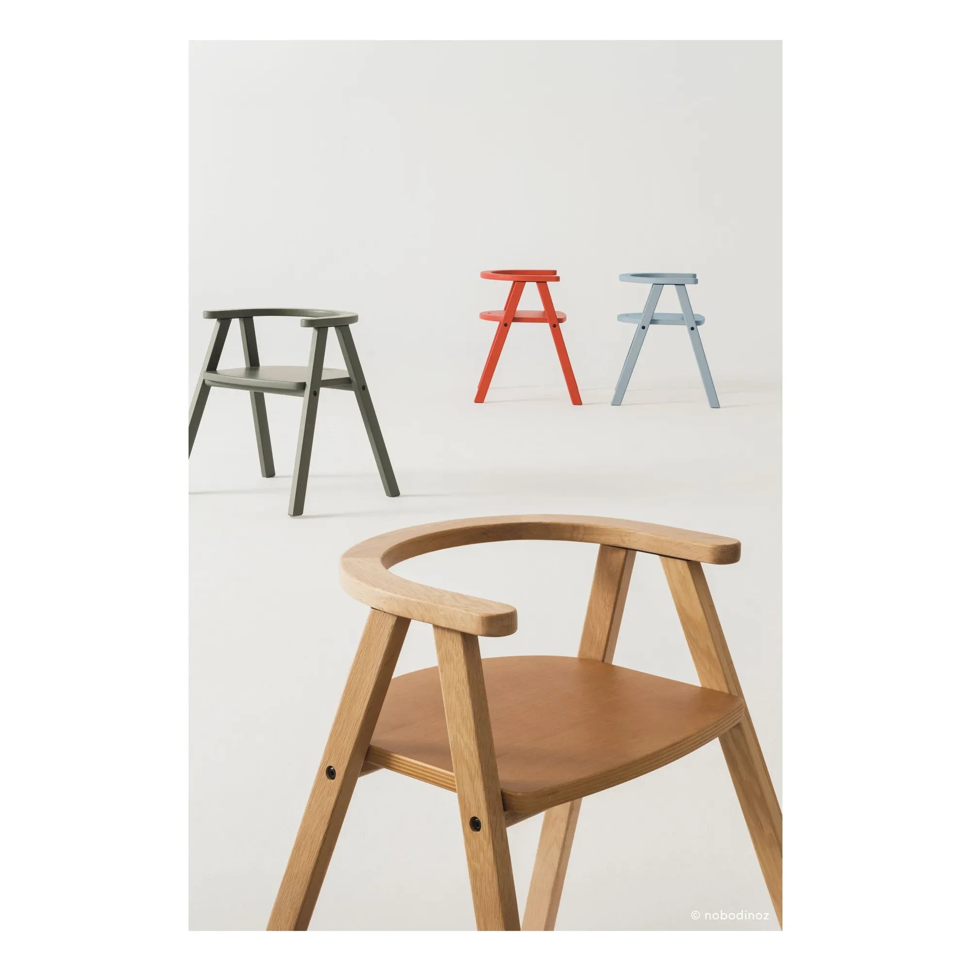 Nobodinoz - Silla verde evolutiva | Azul