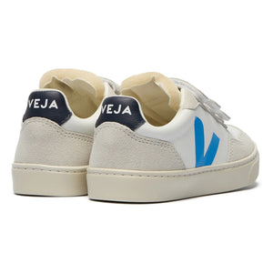 Veja - Zapatillas V-90 de piel resistente a los arañazos O.T. | Azul