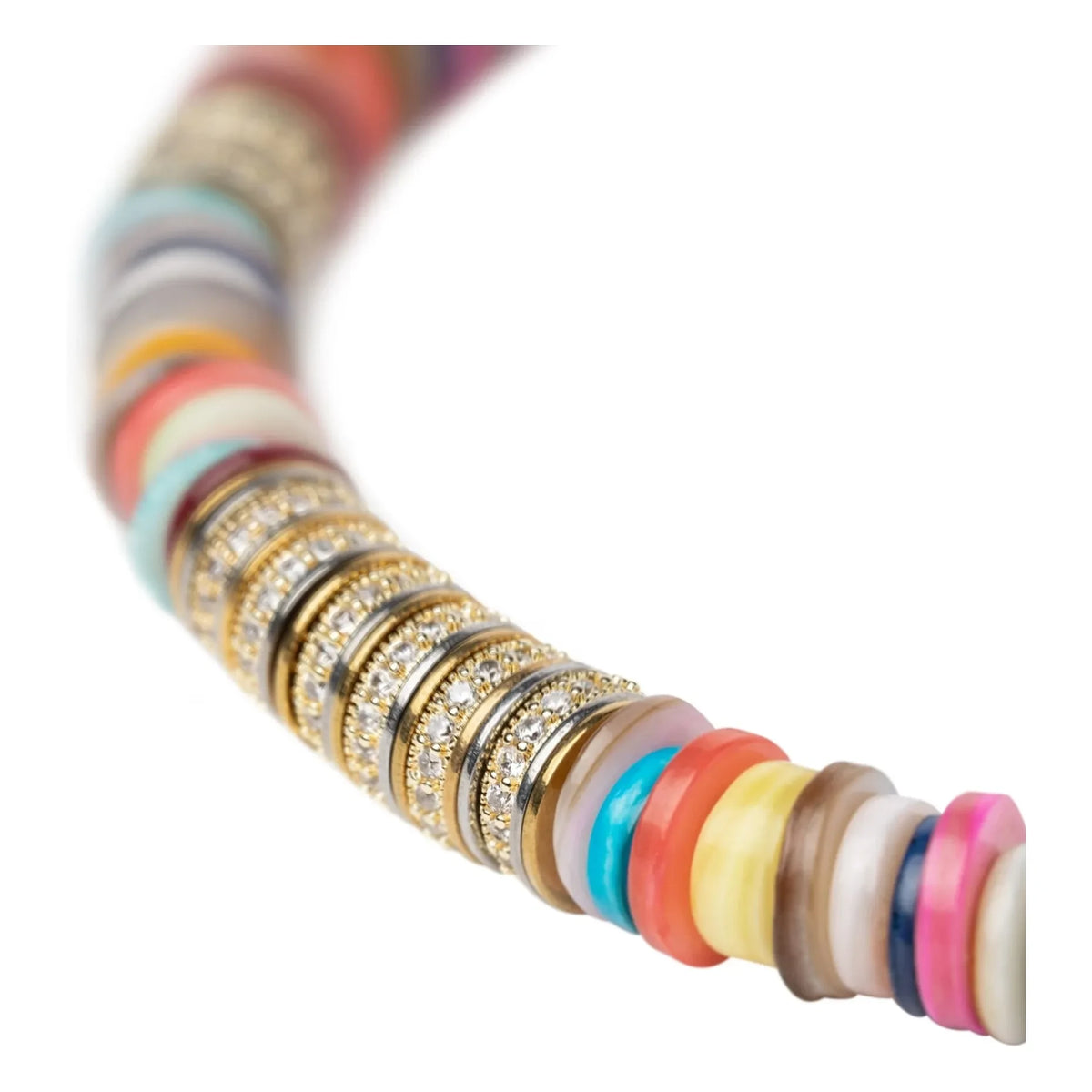 Sigal - Collar Rondelle esculpido | Oro
