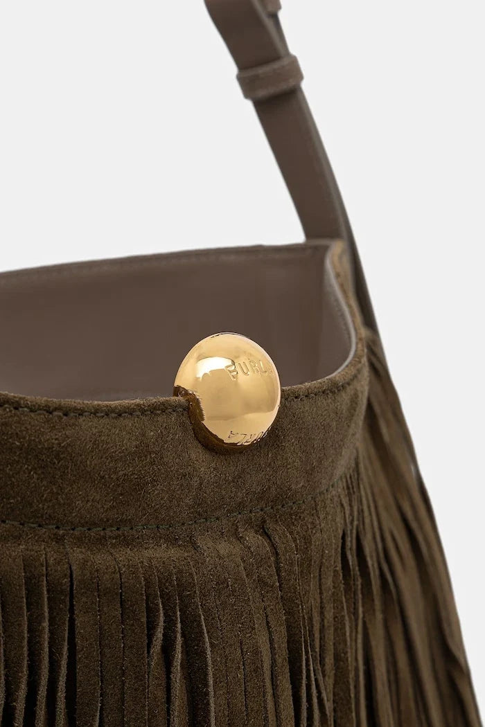 Bolso tote de ante Furla para mujer