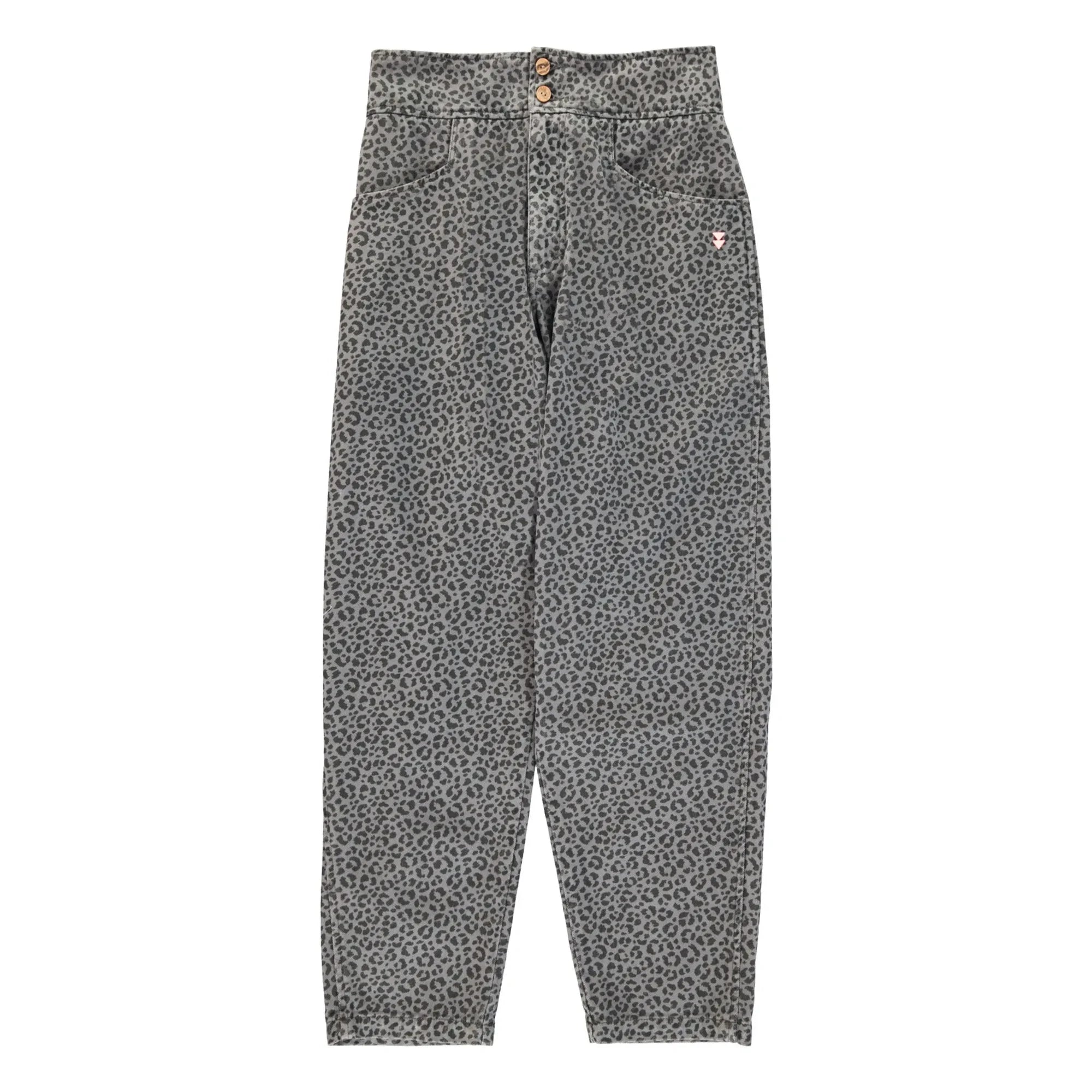 Sisters Department - Pantalones de leopardo de algodón | Gris