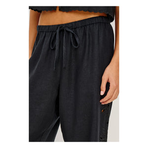 Rails - Pantalones bordados Mirina | Negro