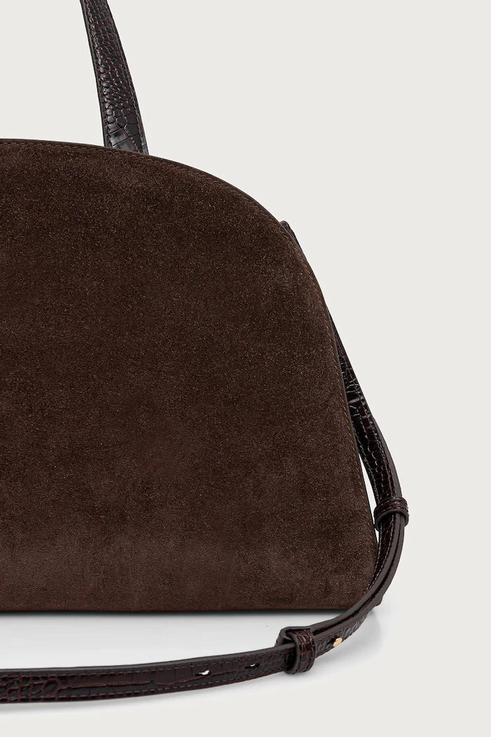 Bolso Tory Burch Romy Bauletto de ante para mujer