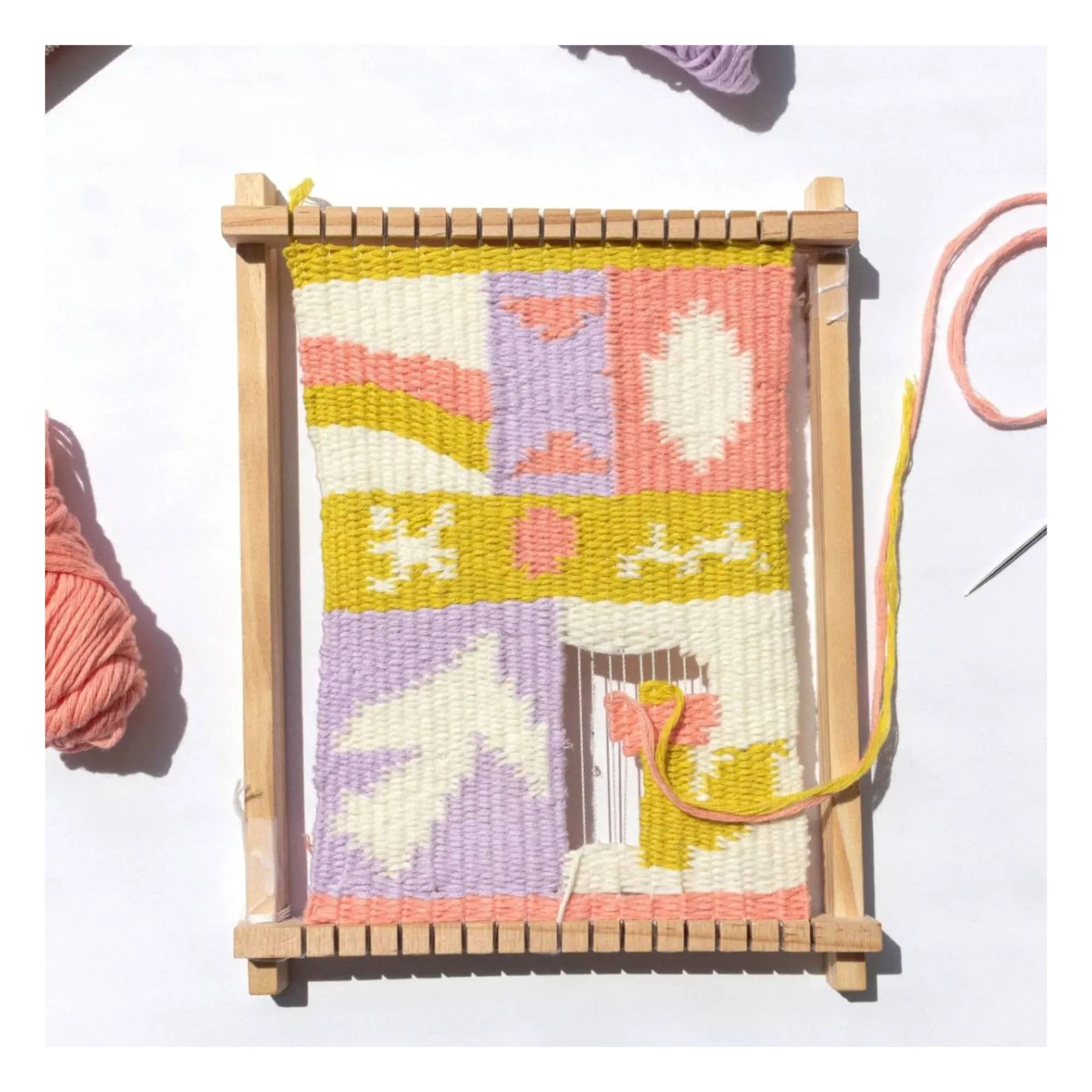 La Petite Épicerie - DIY Tapiz de pared Mon Tissage | Rojo Amapola