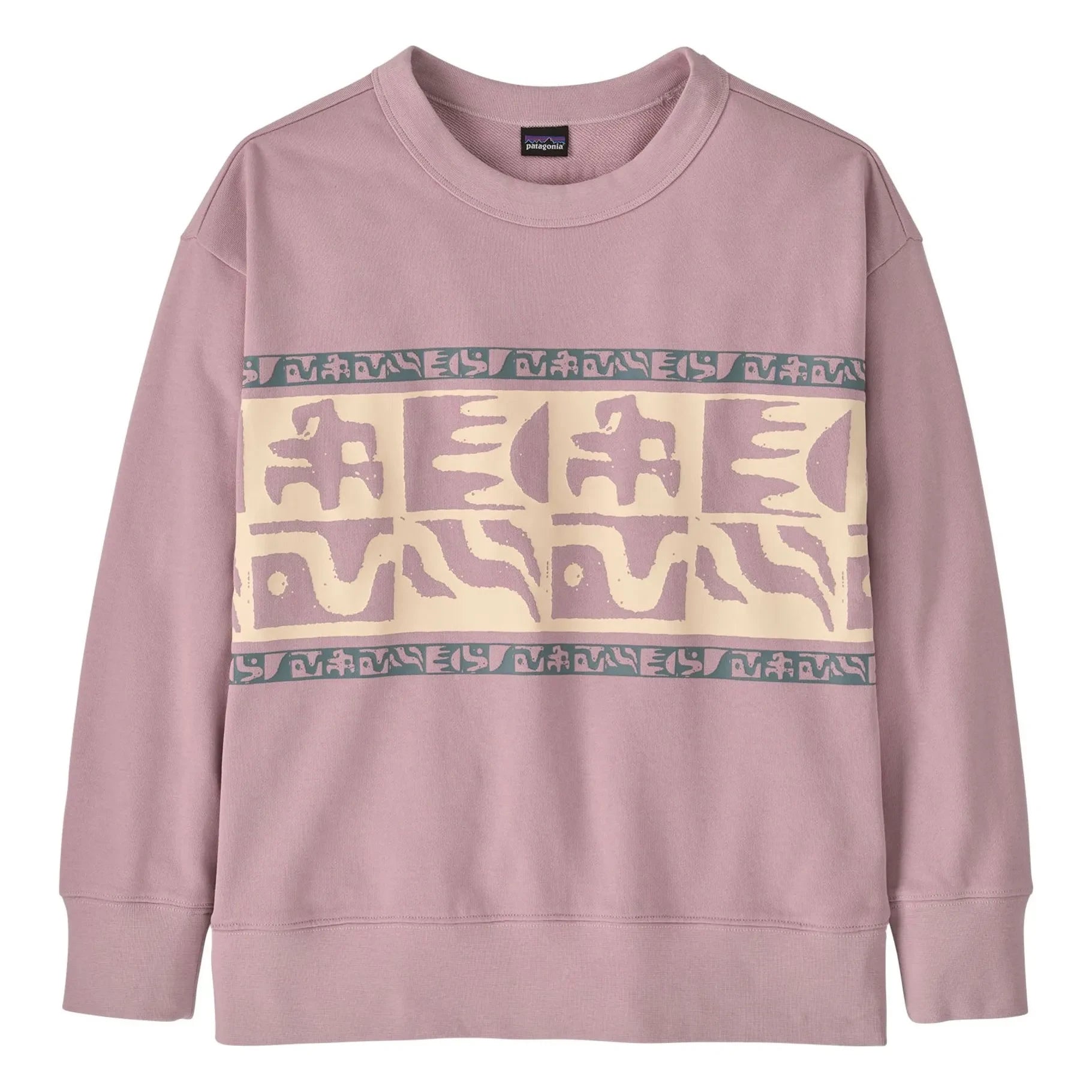 Patagonia - Mother Rays Crew Sweat Algodón orgánico | Malva
