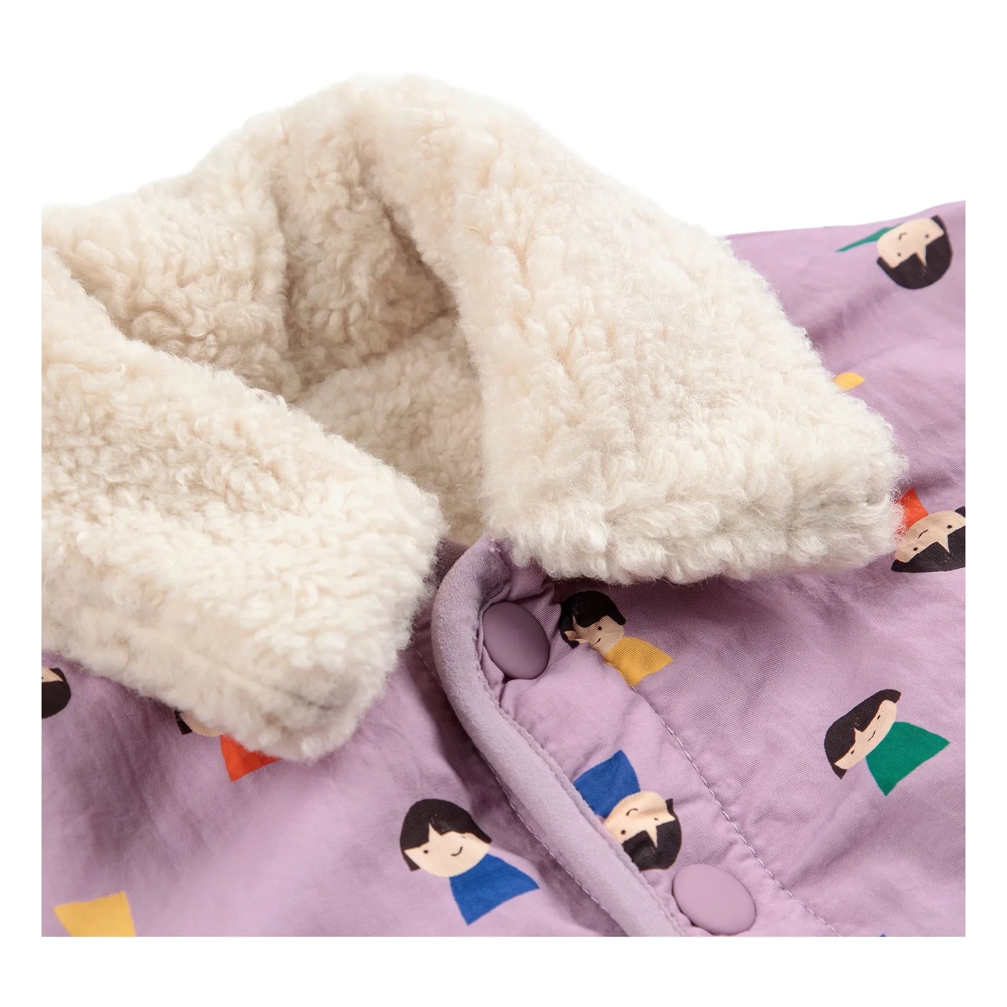 Bobo Choses - Chaqueta Sherpa de Doble Cara con Fibra Reciclada | Lila