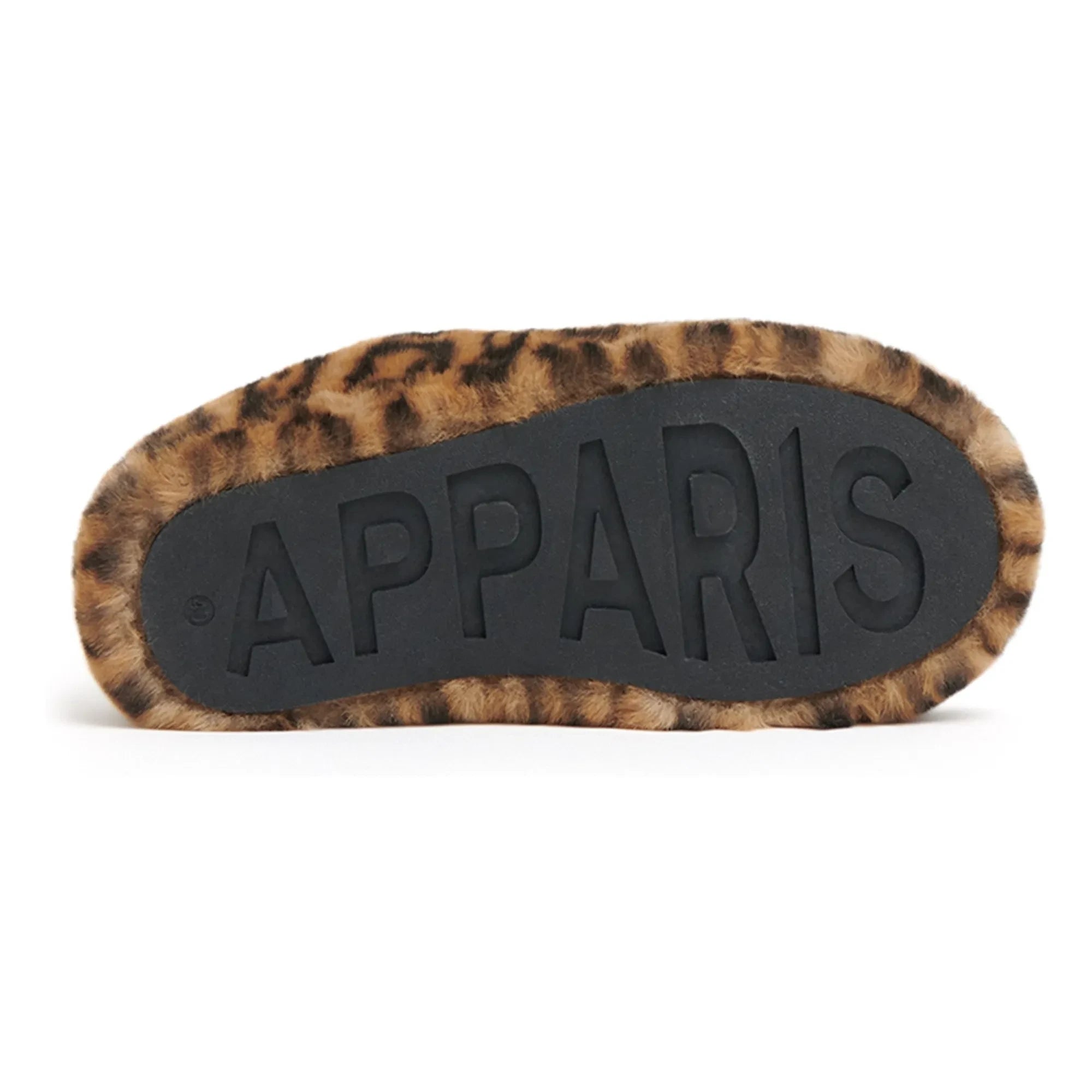 Apparis - Pantuflas Misha Leopard Fibra Reciclada | Camel