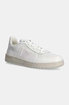 Zapatillas Veja V-10 de Piel Extra Blanca
