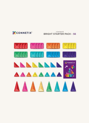 Connetix - Paquete de Inicio - 56 Piezas