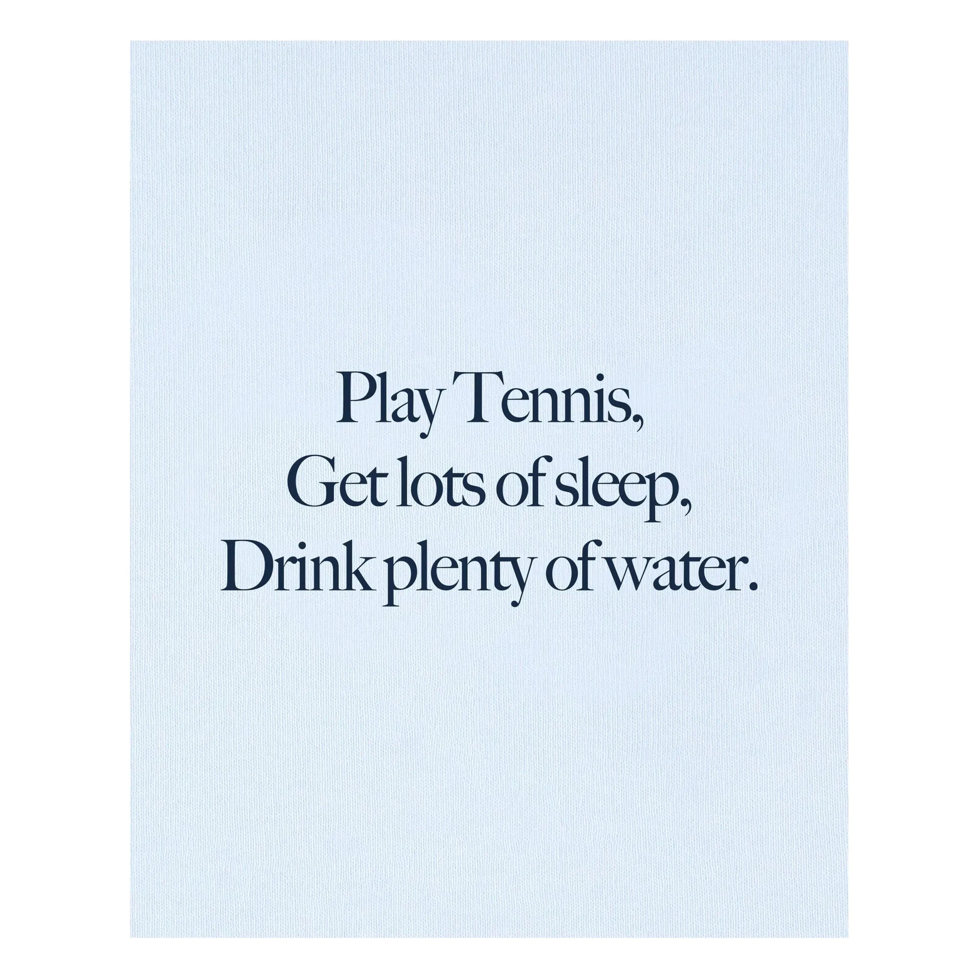 Sporty & Rich - Tenis Tişörtü Geri Dönüştürülmüş pamuk | Açık mavi