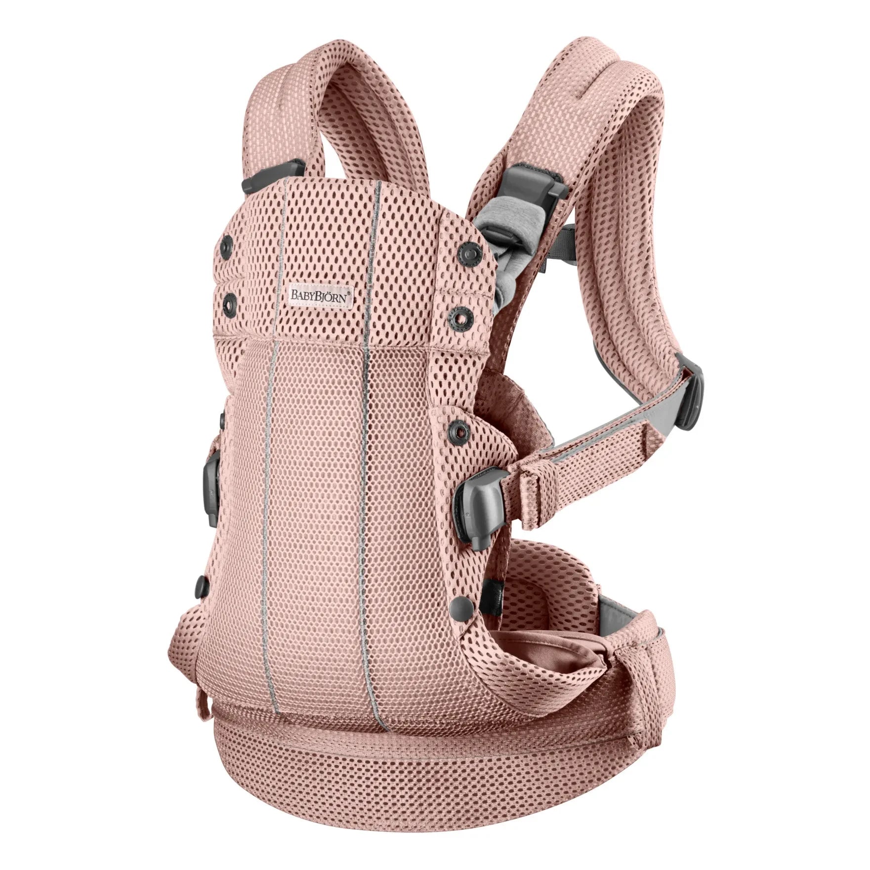 BabyBjörn - Mochila Portabebés Harmony Mesh | Rosa Empolvado