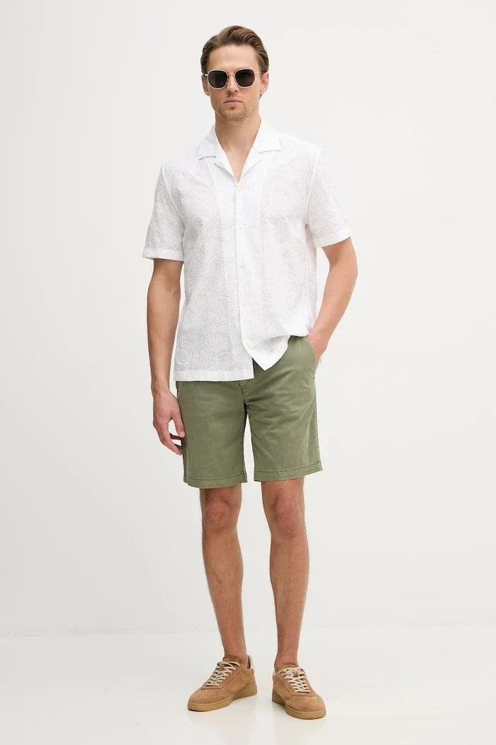 Pantalones cortos de algodón elástico para hombre Gant
