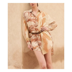 Mes Demoiselles - Camisa de seda Smirf | Beige