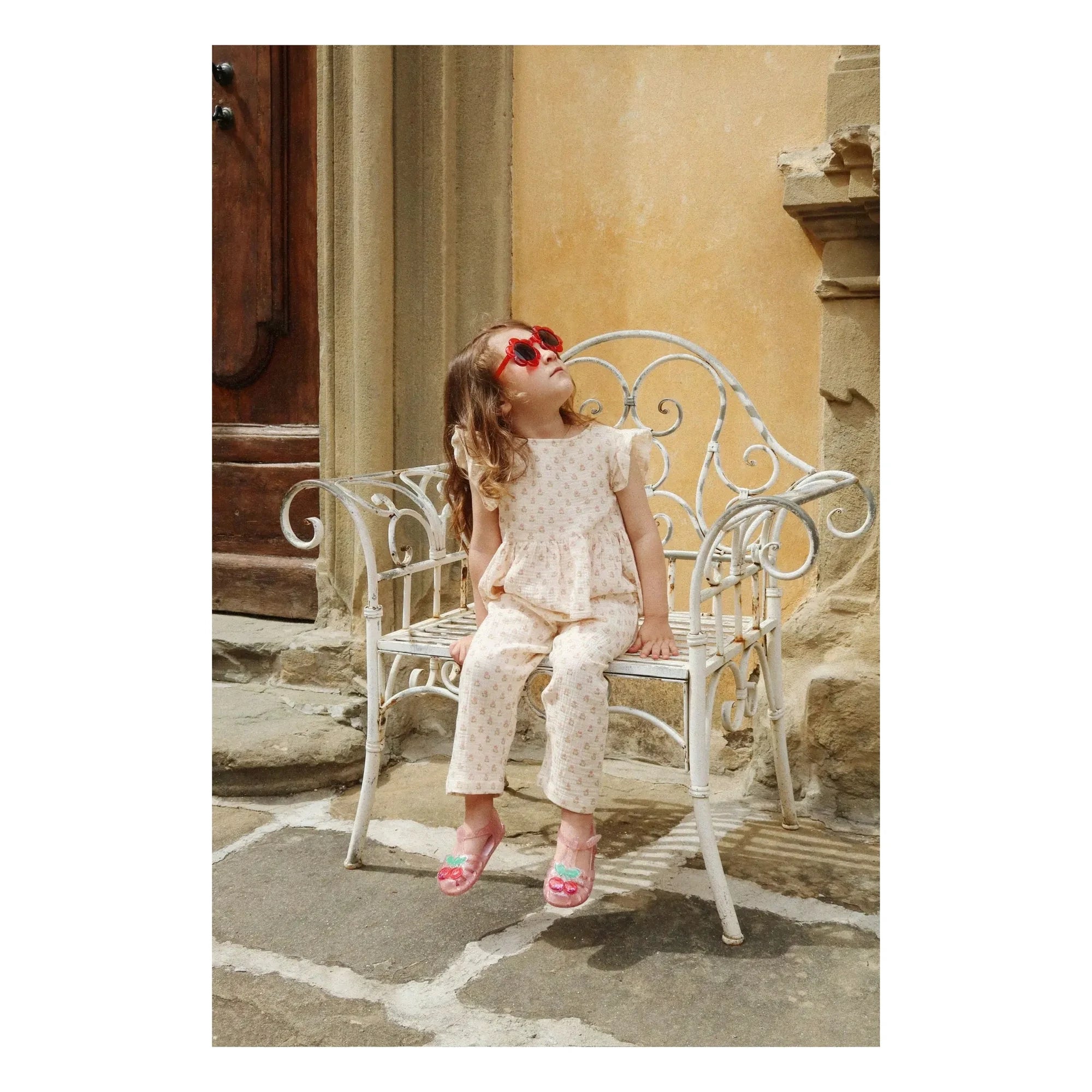 Konges Sløjd - Camiseta de algodón orgánico Coco | Rosa pálido