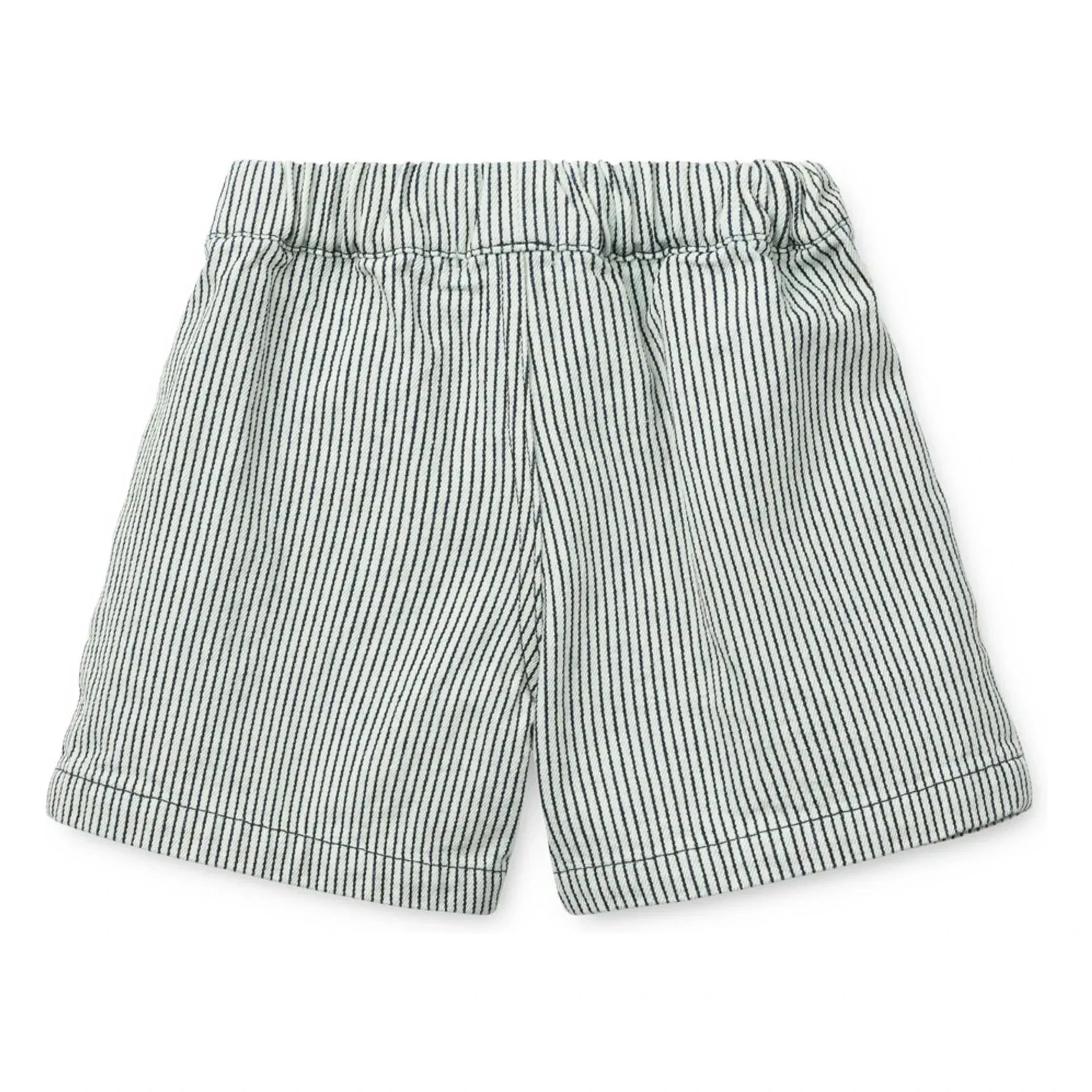 Liewood - Pantalones cortos Borrisa a rayas de mezclilla | Azul marino