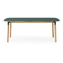 Normann Copenhagen - Mesa rectangular Form 95x200cm | Verde