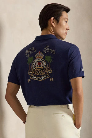 Polo Ralph Lauren Camiseta de algodón con cuello para hombre
