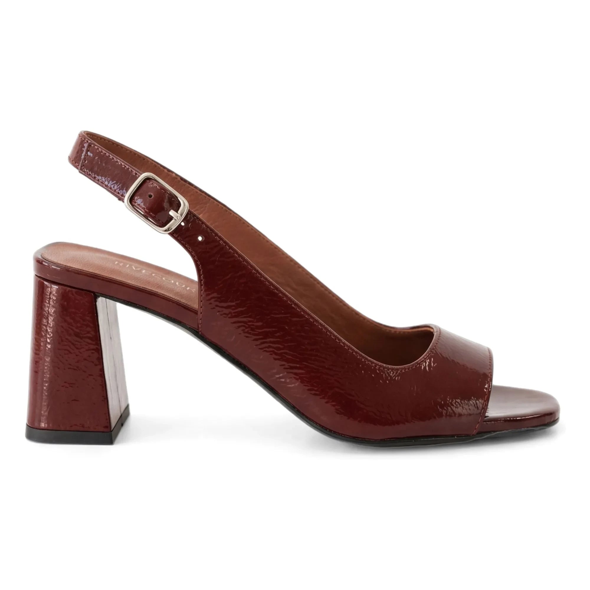 Rivecour - Sandalias n.º 674 Cuero charol | Cognac