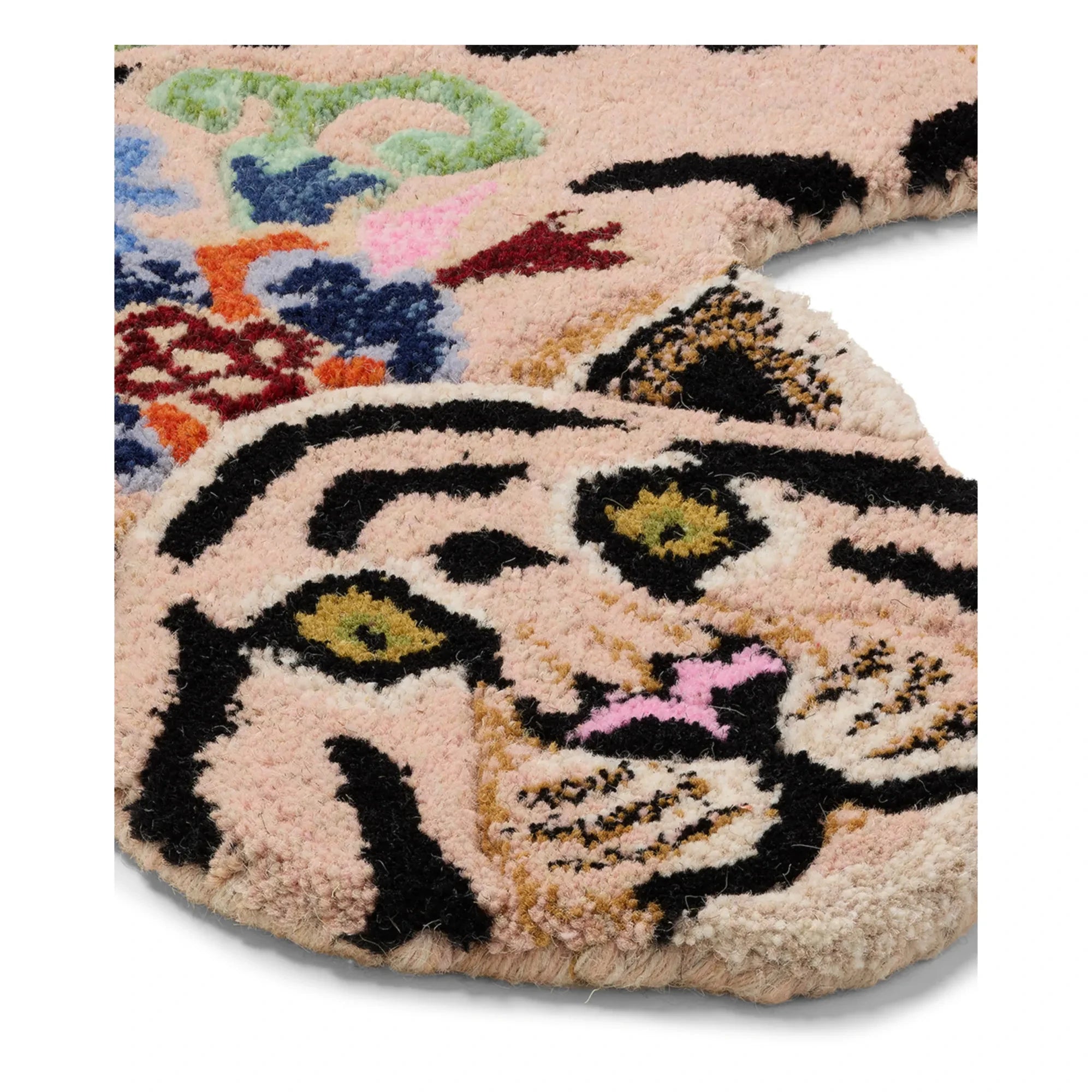 Doing Goods - Alfombra de lana de tigre Mahee Majestic | Melocotón