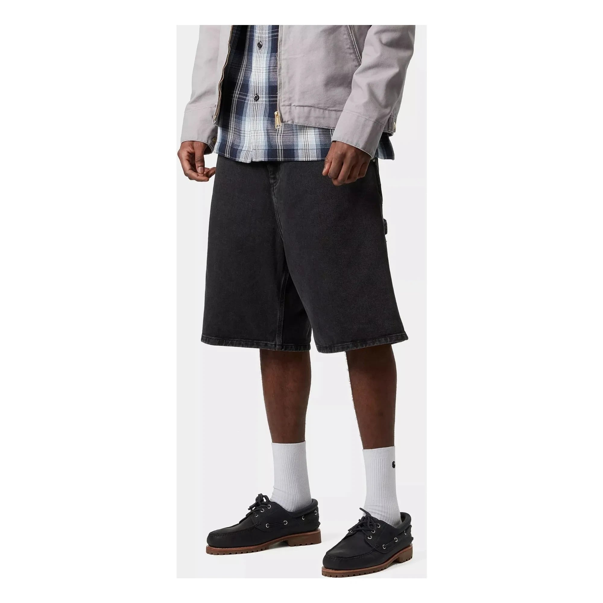Carhartt WIP - Shorts Rivet de Algodón Orgánico | Negro