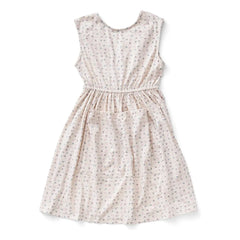Soor Ploom - Vestido con Bolsillos Florales de Algodón Orgánico | Crudo