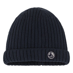 Petit Bateau - Gorro polar para bebé de color azul marino