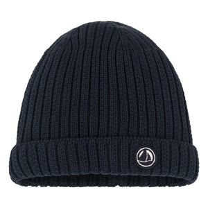Petit Bateau - Gorro polar para bebé de color azul marino
