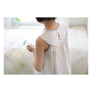 Soor Ploom - Vestido Delilah Fleurie de algodón orgánico | Crudo