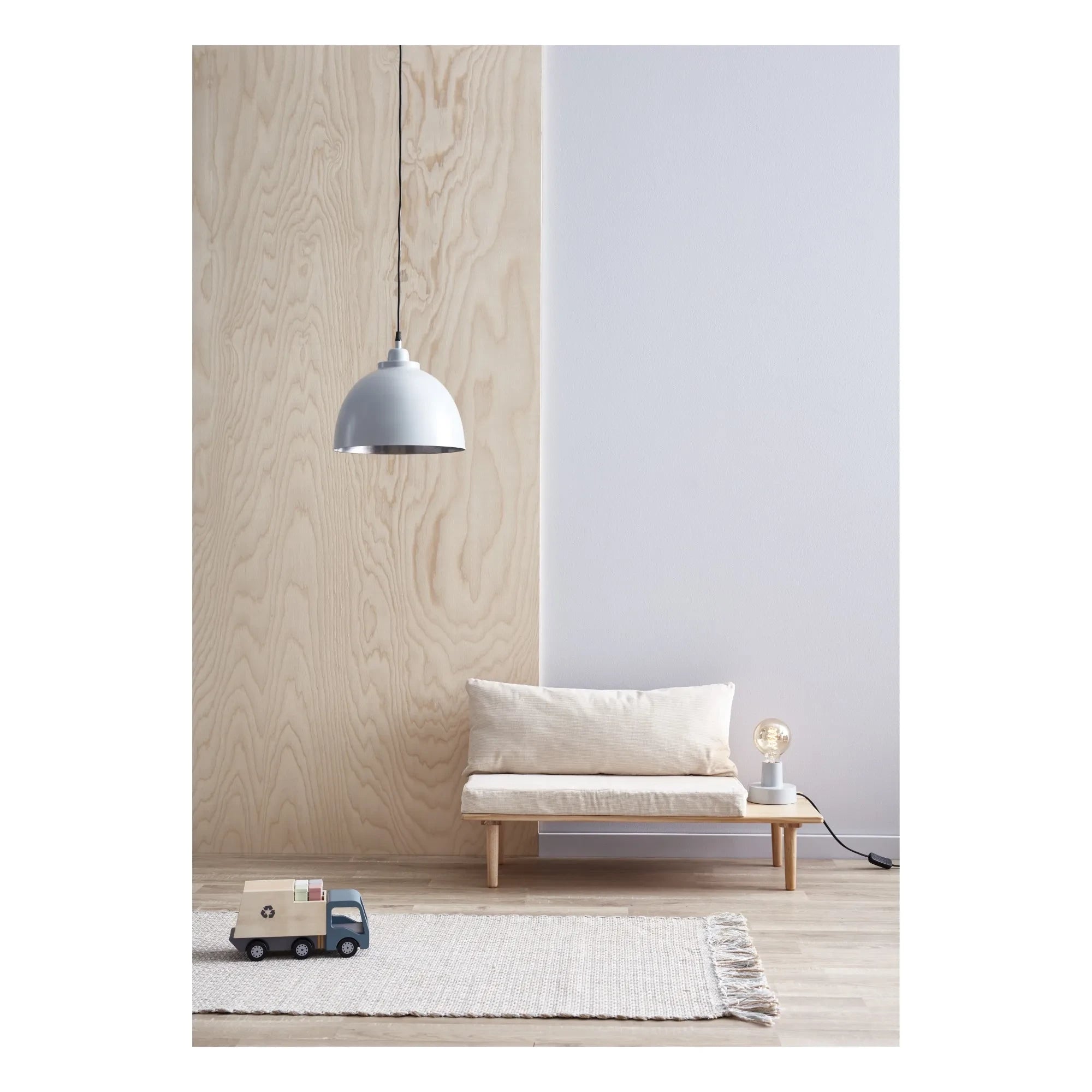 Kid's Concept - Camión de Basura de Madera de Juguete