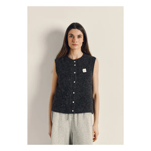American Vintage - Cárdigan East Laine | Gris carbón