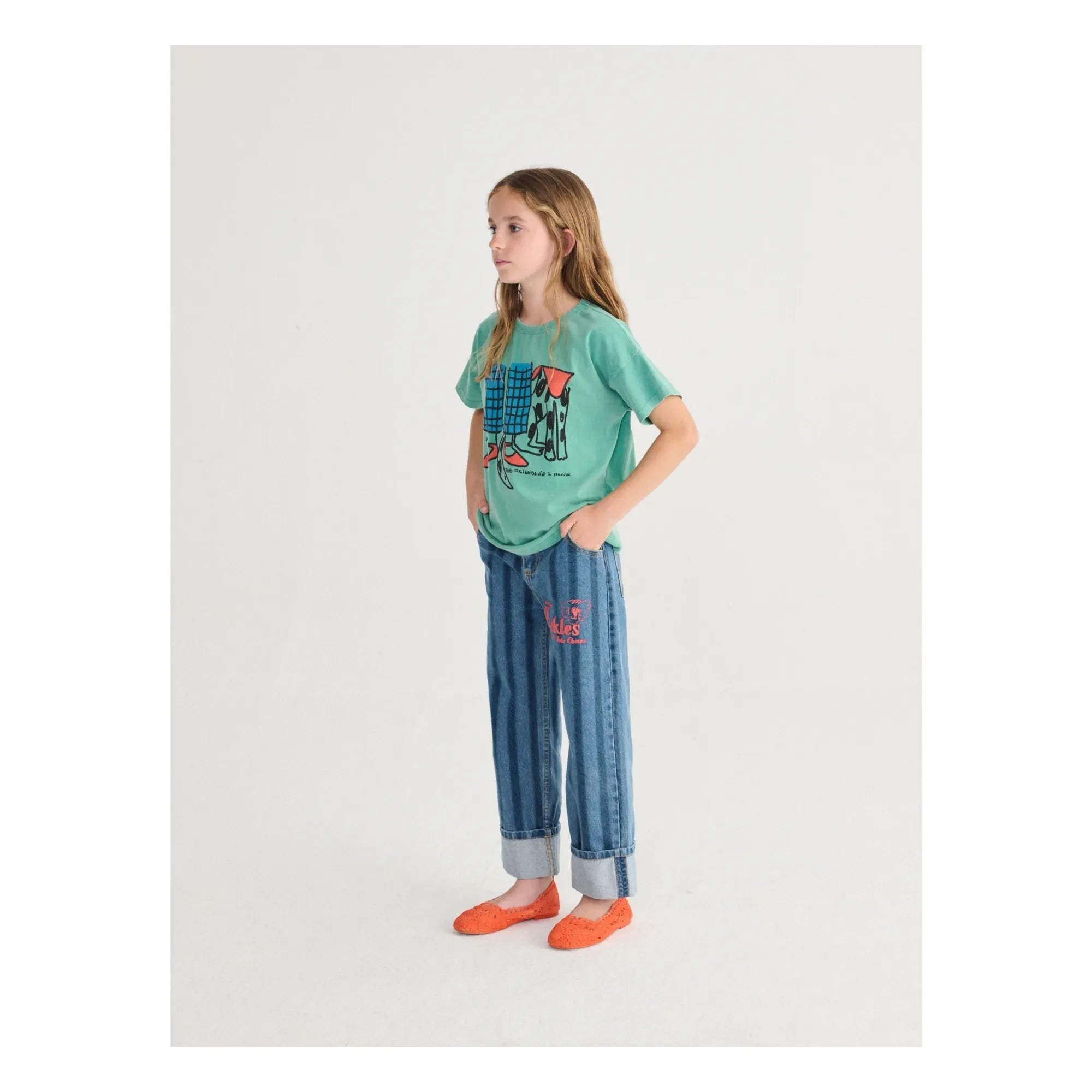 Bobo Choses - Camiseta Friendship Algodón orgánico | Verde