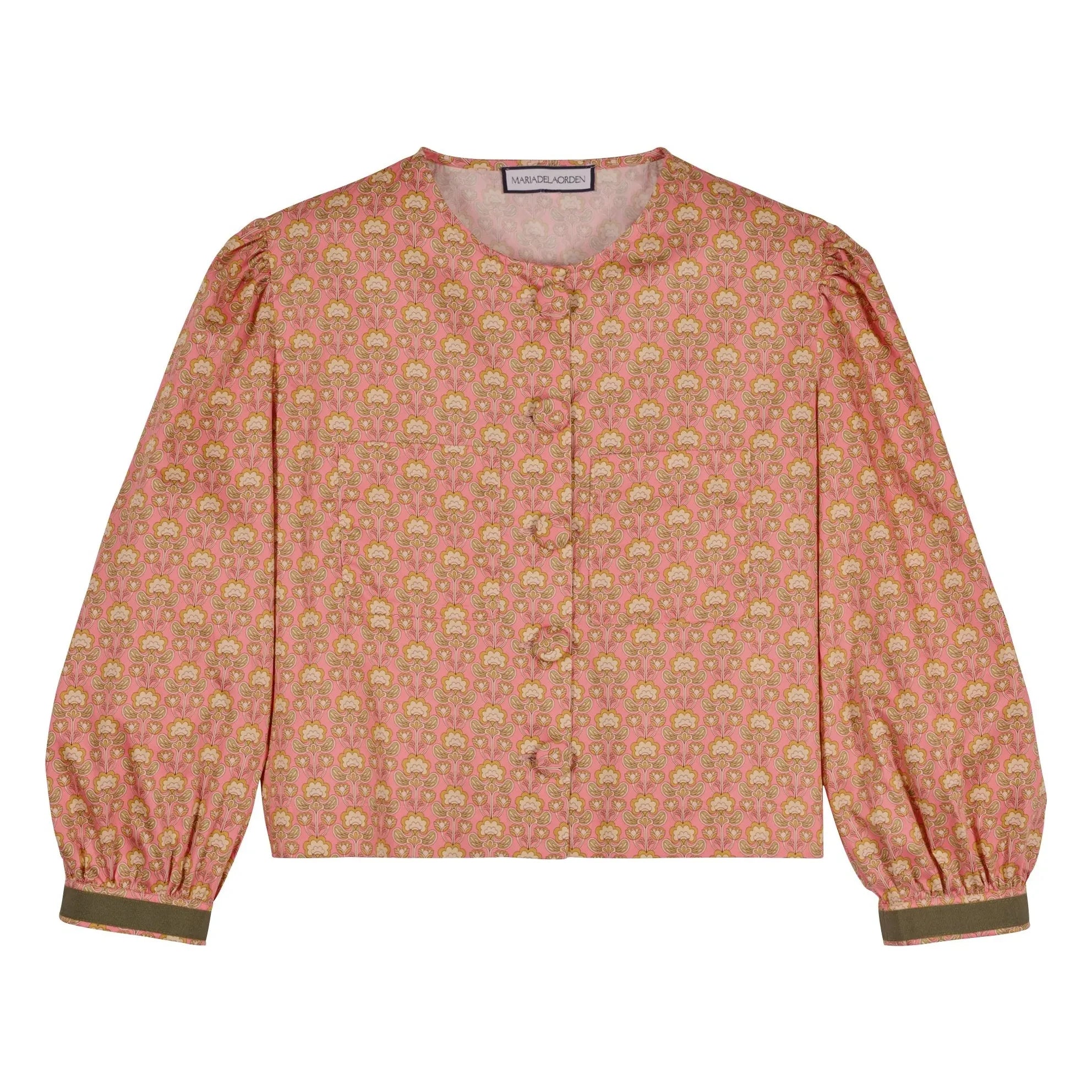 Maria de la Orden - Blusa de algodón Bristol | Melocotón