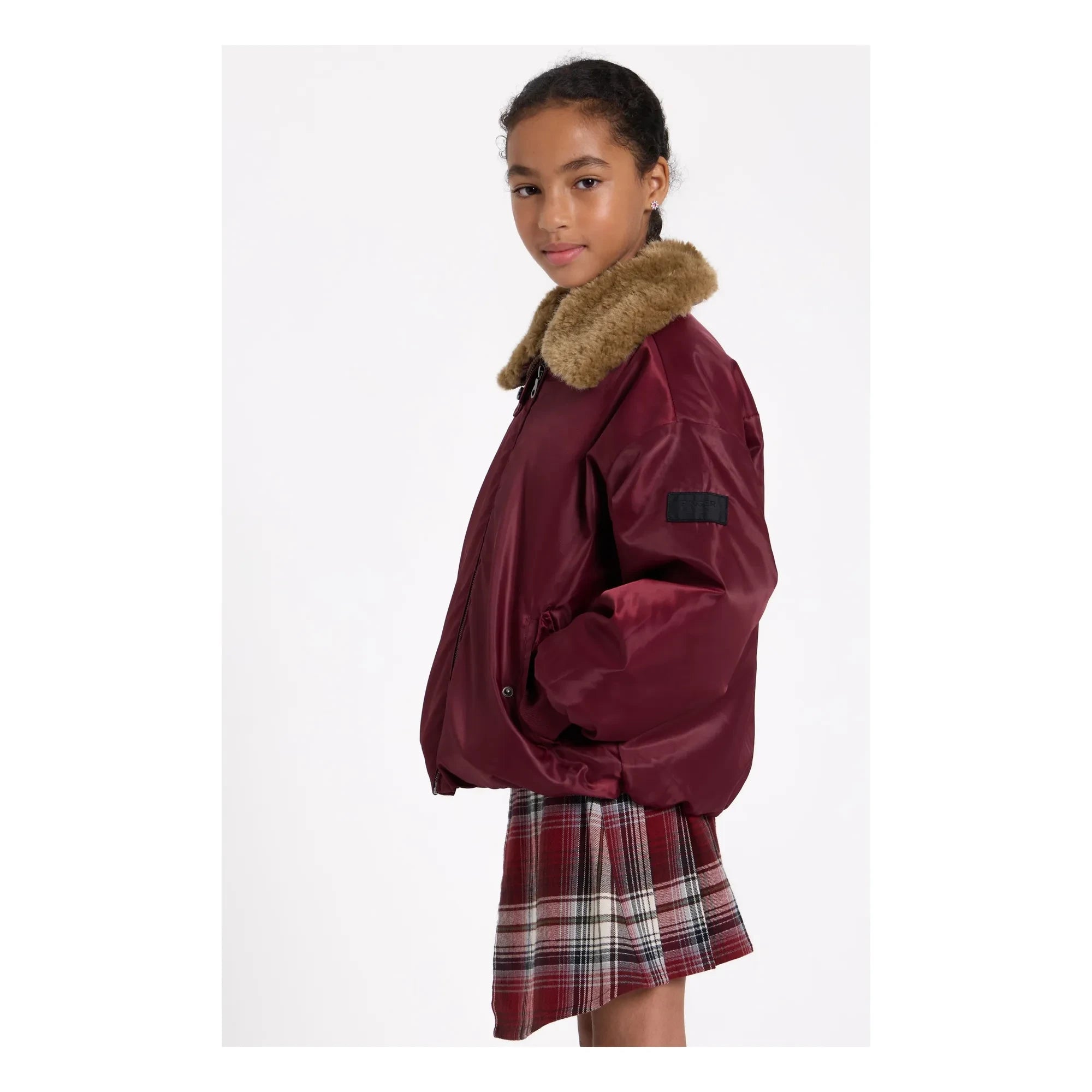 Pan comido - Chaqueta bomber Aria | Berenjena