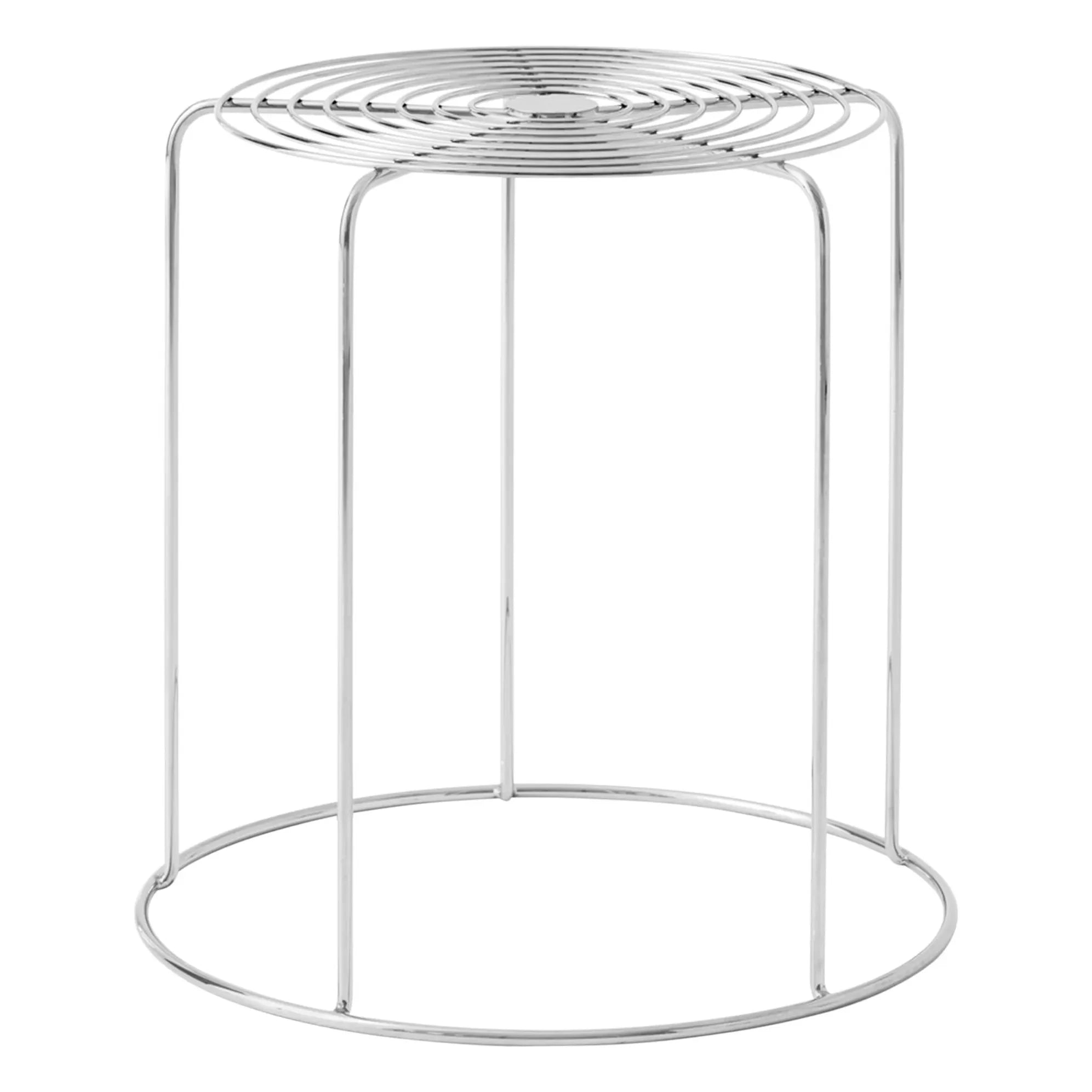 & Tradition - Taburete Wire VP11, Verner Panton | Plata