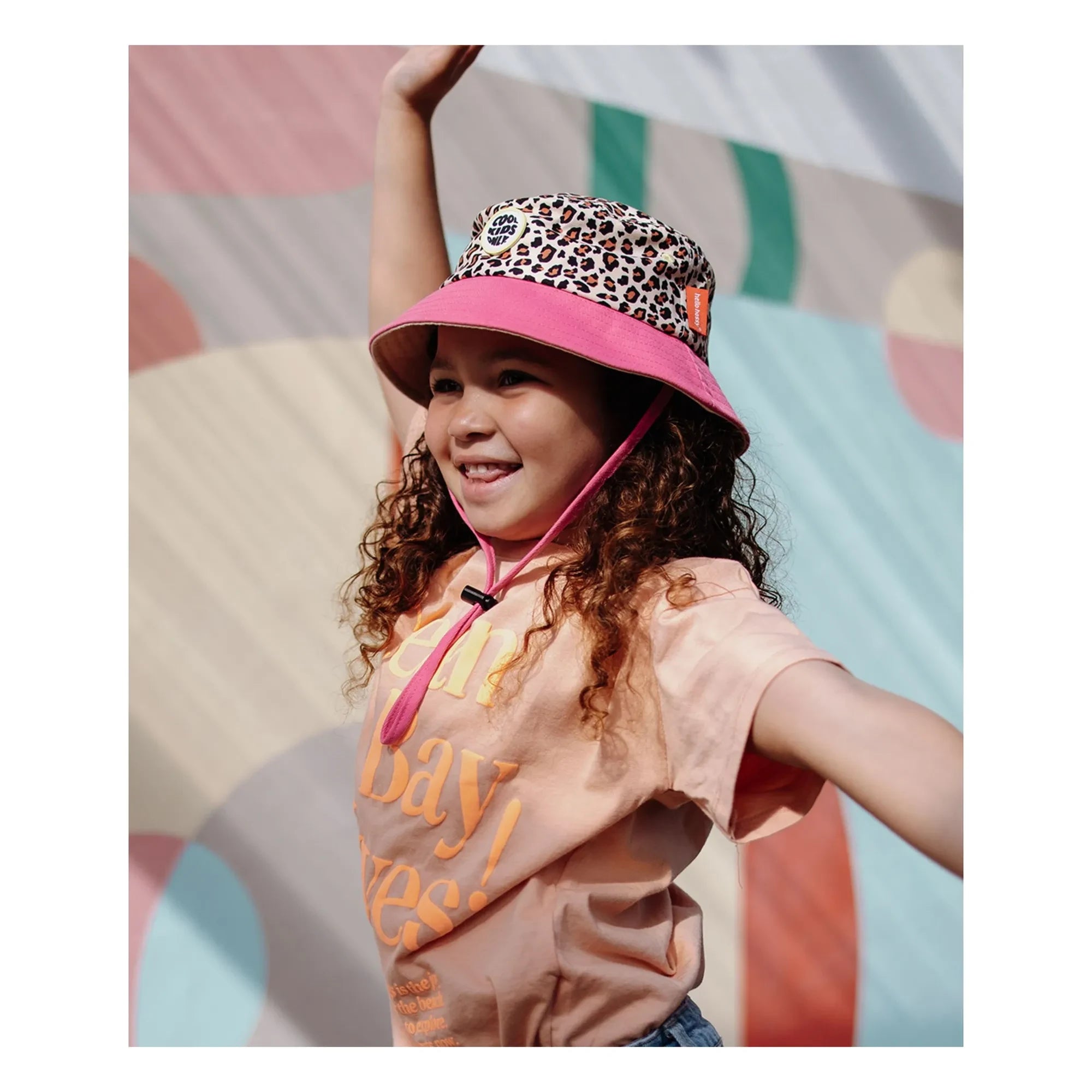 Hello Hossy - Bob Kordon Ajustable Leopardo Fibras Recicladas | Fucsia