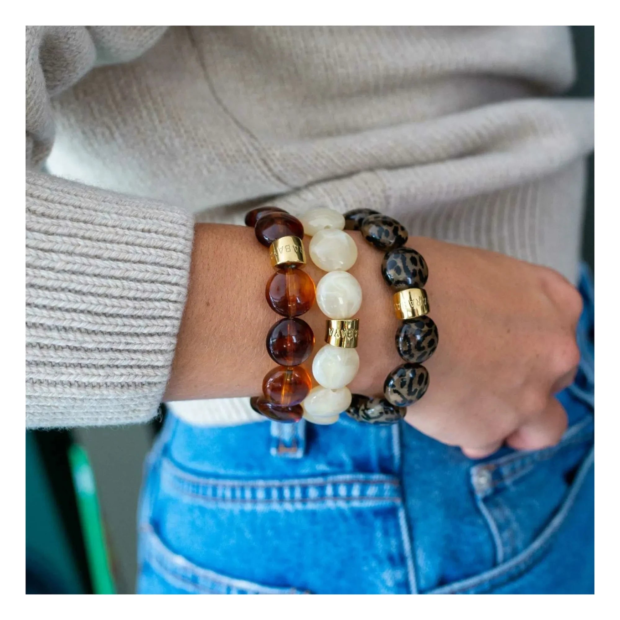 Parabaya - Pulsera de avellanas Bombom Feli | Hazel