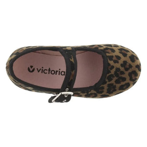 Victoria - Zapatillas de ballet Gong Fu Leopard | Marrón