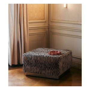 The Socialite Family - Puf de terciopelo Rotondo | Tiger